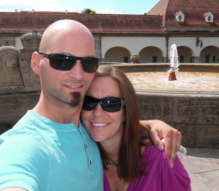 Nicoleen and I in Bad Nauheim, Germany, on our 10 year anniversary trip.