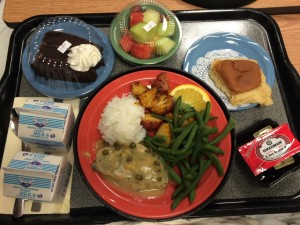 After not eating for 21 hours, this hospital food was better than any first class airplane meal or fancy airport lounge fare!
