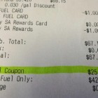 Recent reciept